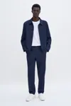 Filippa K Elastic Waist Tailored Trousers In Blue