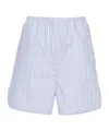Filippa K Elasticated Waistband Striped Shorts