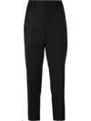 Filippa K Emma Cropped Tailored Trousers In Schwarz