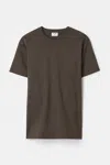 Filippa K Roll Neck Tee In Brown