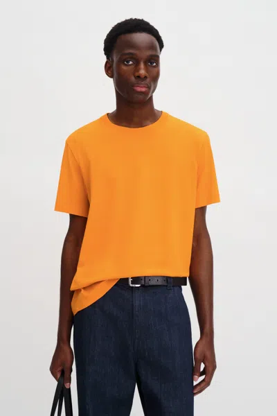 Filippa K Filip Tee In Orange