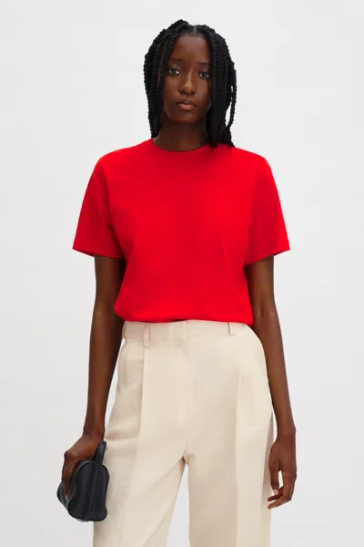 Filippa K Filippa Tee In Red