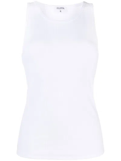 Filippa K Fine Rib Tank In White
