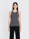 Filippa K Fine Rib Tank In Blue
