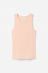 Filippa K Fine Rib Tank In Pink