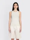 Filippa K Fine Rib Tank In Neutral