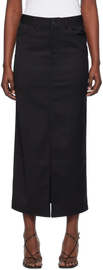 Filippa K Five-pocket Maxi Skirt In 1433 - Black