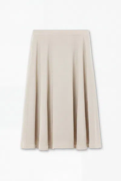 Filippa K Flared Skirt In Neutral