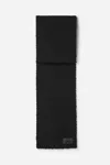 Filippa K Fluffy Scarf In Black