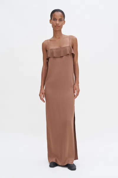 FILIPPA K FLUID DRAPED STRAP DRESS