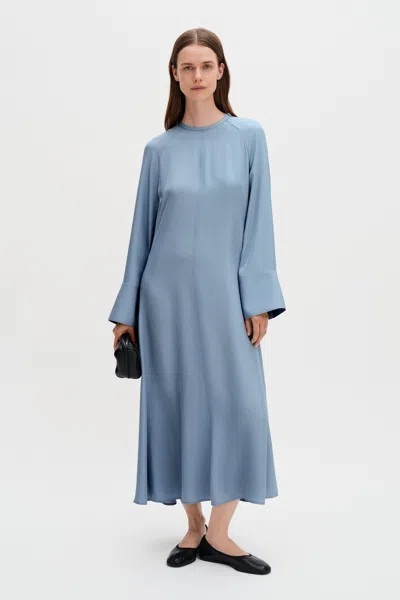 Filippa K Fluid Raglan Dress In Blue