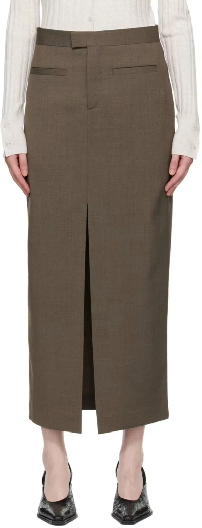 Filippa K Front-slit Tailored Maxi Skirt