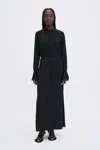 Filippa K Gathered Raglan Dress In Black