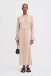 Filippa K Gathered Raglan Dress In Pink