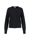 Filippa K Merino Short Cardigan In Black