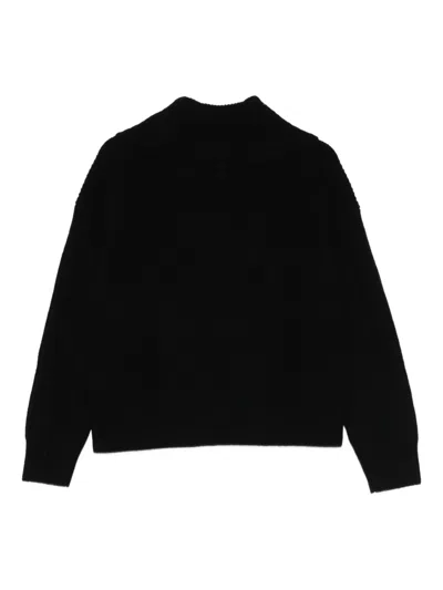 Filippa K Half-zip Sweater In Black