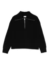 Filippa K Half-zip Sweater In Black