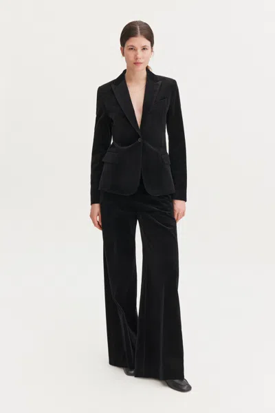 Filippa K - Harlow Velvet Trousers - Damen - Black - 32