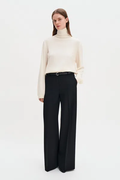 Filippa K - Harlow Wool Trousers - Dame - Black - 32