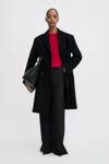 Filippa K Harper Wool Coat In Black