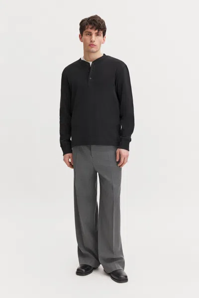 Filippa K Hector Trousers In Dark Grey Melange