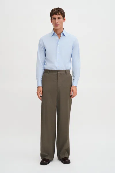 Filippa K Hector Wool Trousers In Brown
