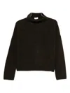 Filippa K Mika Yak Funnelneck Sweater In Black
