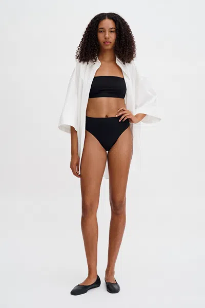 Filippa K High Waist Bikini Bottom In Black