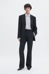 Filippa K High Waist Bootcut Trousers In Black