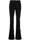 Filippa K Black Technical Fabric With Medium Rise In Black