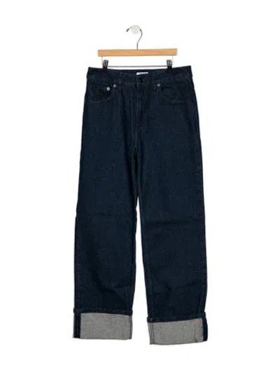Pre-owned Filippa K High-rise Straight Leg Jeans In Blue