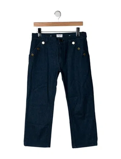 Pre-owned Filippa K High-rise Straight Leg Jeans In Blue