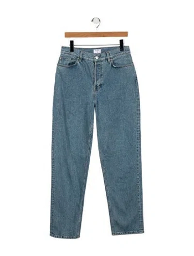 Pre-owned Filippa K High-rise Straight Leg Jeans In Blue