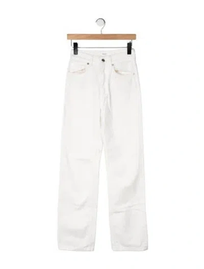 Pre-owned Filippa K High-rise Straight Leg Jeans In Neutrals