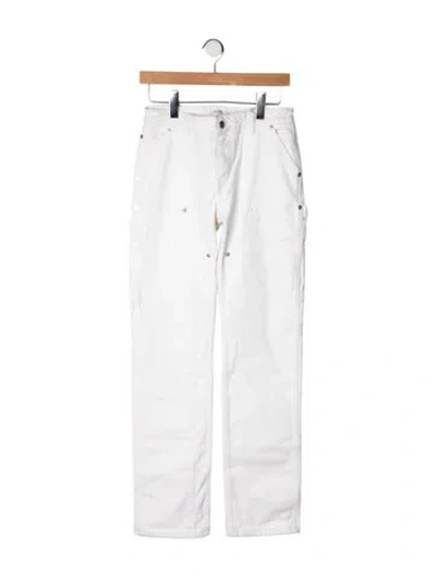 Pre-owned Filippa K High-rise Straight Leg Jeans In Neutrals