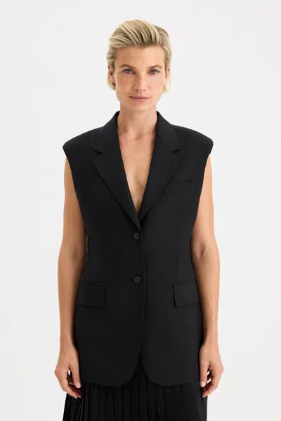 Filippa K Hourglass Vest In Black