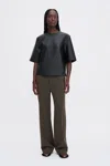 Filippa K Hutton Wool Blend Trousers In Brown