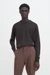 Filippa K Inside-out Sweater In Brown
