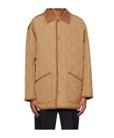 FILIPPA K INSULATED QUILTED RECYCLED POLYESTER FAILLE JACKET