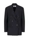 Filippa K Dani Double-breasted Blazer In Black