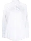 Filippa K Longline Button-up Shirt In White