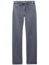 Filippa K Lace Waist Jeans In 0055 Mid Grey W