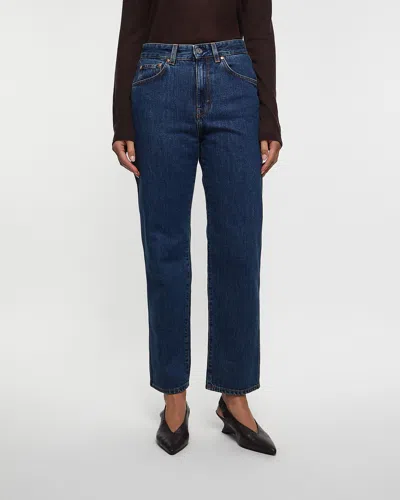 Filippa K Jeans Relaxed High Waisted Washed Blue