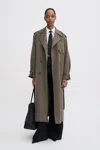 Filippa K Julia Oversized Trench Coat In Brown