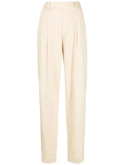 Filippa K Julie Linen Trousers In Beige