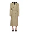 Filippa K Khaki Belted Trench Coat
