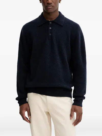 Filippa K Knitted Polo Shirt In Multi