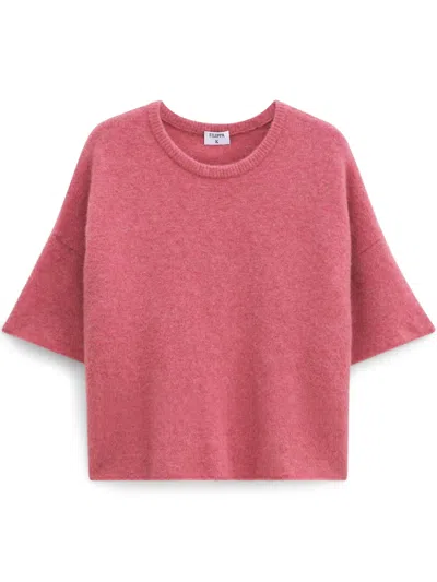 Filippa K Knitted T-shirt In Rosa