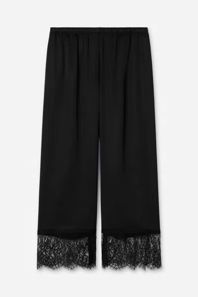 Filippa K Lace Detail Trousers In Black