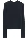 Filippa K Strickoberteil Mit Spitze In Schwarz